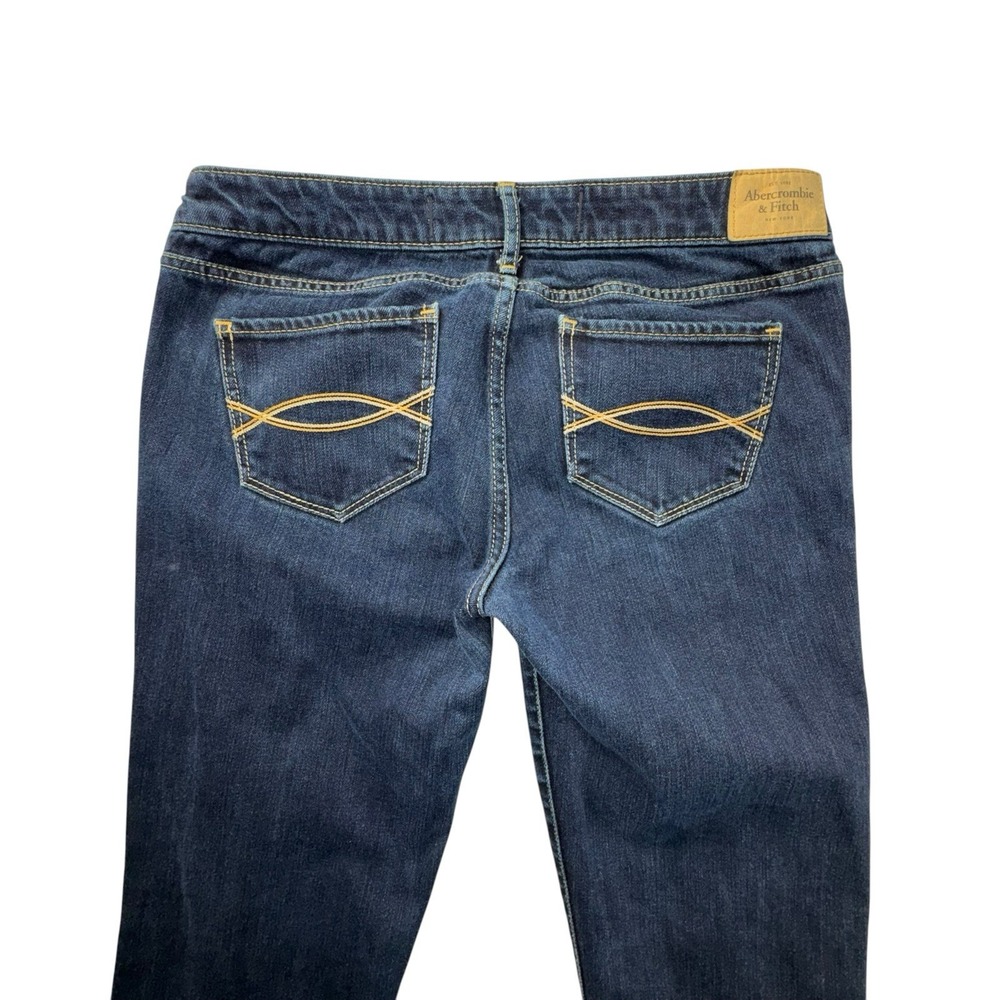 Ambercrombie & Fitch Skinny Jeans Stretch Dark Wash Low Rise Women 4R (27x33) - Picture 8 of 12